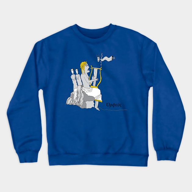 Orpheus Crewneck Sweatshirt by ruta13art